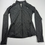 ASICS  Running Jacket Full‎ Zip Athletic Lightweight Black Gray XS Photo 0