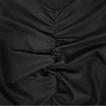 EXPRESS  Black Fitted Long Sleeve‎ Cutout Dress Bodycon Ruched Size XS New Photo 4