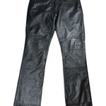 wilson's leather Wilsons Black Leather Pants Lined High-Rise Heavyweight Moto - Size 10 Photo 0