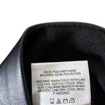 EXPRESS Faux Leather Flare Trouser Pants Womens 4 Black High Rise Y2K Mob Wife Photo 7