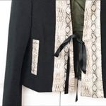 Urban Outfitters Sparkle & Fade Size Medium Snake Trim Black Blazer Photo 2