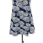Shoshanna  Navy Blue Floral Cut-Out Sleeveless Mini‎ Dress Size 4 Photo 2