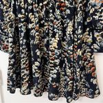 ZARA Basic Z1975 Denim Line Floral Dress Photo 9