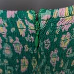 WAYF Malibu Faux Wrap Green Floral Midi Dress Size XL Photo 8