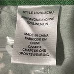 Haute Hippie NWT Green Linen High Waist Wide Leg Embroidered Culotte Pant LARGE Photo 8