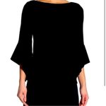 Vince Camuto  Black Ruffle Tulip Sleeve Mini Shift Dress NEW Plus Size 20W Photo 2