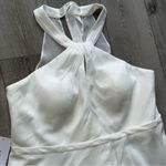 Azazie  AMDIS
NWT IVORY A-Line Pleated Chiffon Dress A18 Photo 7