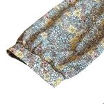 Quanta du Soleil Dainty Floral Print Dress Puff Sleeves Mini Size 36 EU Small White Photo 10