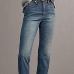 Pilcro and the Letterpress Anthropologie Pilcro The Vintage Straight Jeans Sz 28 Medium Wash Photo 4