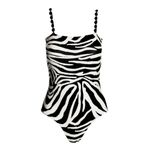 Boston Proper New.  animal print swimsuit   Small. Retails $127 Photo 7