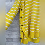 TUCKERNUCK yellow Stripe Bar Harbor Sweater XXL Photo 2