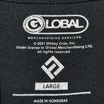 Motley Crue Dr Feelgood Album Art Glam Metal Band T-Shirt L Photo 3