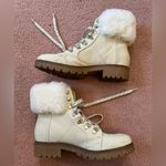 Esprit Women's 8 Fur-Trimmed Lace Up Boots Photo 1