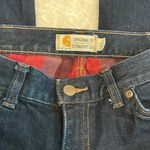 Carhartt womens original fit Blaine flannel lined jeans women’s size 10 Photo 3