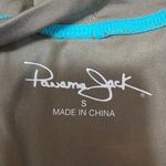 Panama Jack Women's Green Long Sleeve Colorblock Log Swim Rashguard Top Size S Photo 3