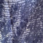 Kendall + Kylie  Marble Tie Dye Crop Stretch Top Smocked Medium Purple Acid Wash Photo 1