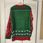 Hallmark ‎ Channel Womens #1 Fan Crewneck Ugly Christmas Sweater Medium Photo 1