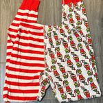 Hanna Andersson X Dr. Seuss Striped Grinch Pajama Bottoms women’s small so soft Red Photo 4
