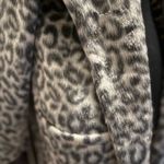 A New Day Brown Leopard Teddy Jacket Photo 2