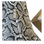 Michael Kors NEW Isra Wedge BOOTS Women's 10 Leather Snake Embossed Knee Hi Boot Photo 9