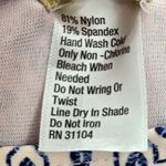 True Craft  Blue Floral Bikini Cheeky Bottom Swimwear Medium Photo 3