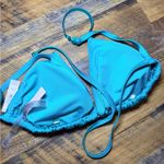 Victoria's Secret Elegant Victoria Secret Teal Bikini Y2K Top Women's Swimsuit XL NWT bling Photo 6