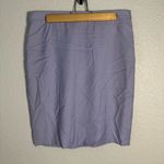 J.Crew  Super 120s Pencil Skirt Wool Size 8 Lavender Knee Length Lined Preppy Photo 0