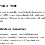 Eloquii NWOT Plus Size Pleated & Ruffle Heart Dress Photo 3