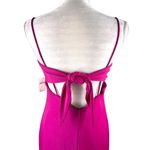 Banana Republic Strappy Dress Fuchsia Small Stretch Tie Lined New Photo 6