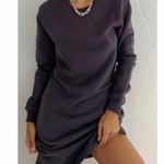 THAKOON Sweatshirt Open Back dress Size Small Gray Photo 6
