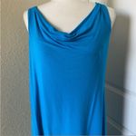 Eileen Fisher  Cerulean Blue Midi Sleeveless Dress xs Photo 1