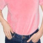 & Other Stories & OTHER STORIES Velour T-Shirt Photo 0