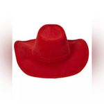🆕 Red Western Cowboy Hat Photo 1
