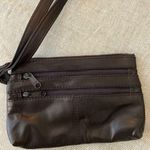 Wristlet Bag in Black Leather No Brand Photo 0