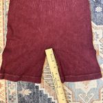 Aura Women’s Purple 5” Soft Ribbed Biker Shorts Size M/L Photo 4