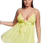 Victoria's Secret  Citron Lace Babydoll Nightgown – Size XXL Photo 0