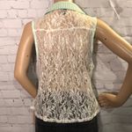 Grass Collection  Sheer Lace Sleeveless Top Jrs L Photo 5