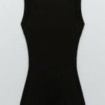 ZARA  Black Sleeveless Knit Romper Photo 0
