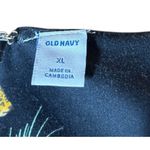 Old Navy  Black Safari Giraffe Zebra Flamingo Print Sleeveless Sheath Dress XL Photo 6