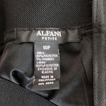 Alfani  size 10 petite Black Wave-Pattern Skirt Photo 3