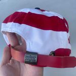 Vintage 90s American Flag USA Red White Blue Stars Striped Snapback Hat Photo 4