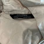 ZARA  Woman Premium Denim Collection Beige Long Sleeve Button-Down Shirt Size XS Photo 3