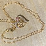 Mother's Day MOM Heart Pendant Cooper Necklace Women's Festival Gift New Gold Photo 6