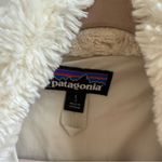 Patagonia Teddy plush faux fur coat jacket girls Size L 12 Photo 2