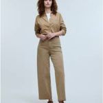 Madewell  The Curvy Emmett Wide-Leg Crop Pant Welt Pocket Khaki 29 NWOT Photo 1