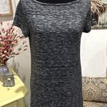 Loft  Black and White Knit Dress Photo 0