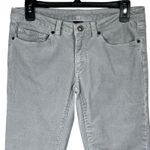 Patagonia SZ 28 Corduroy Pants Stretch Low-Rise Zip-Fly Organic Cotton Lt. Gray Photo 1