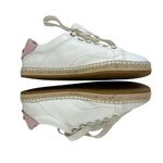 Coach  C101 Low Top Espadrille Sneakers in White & Petal Photo 5
