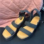 Chinese Laundry Black Braided Platform Sandals Photo 2