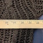 Jeans by Buffalo  brown gold Open knit sweater size medium Photo 3
